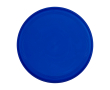 Frisbee rond en plastique recyclé avec finition mouchetée couleur bleu