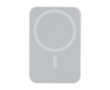 Batterie externe magnétique MagSafe à charge sans fil 5 000 mAh couleur blanc