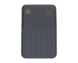 Batterie externe en plastique recyclé avec charge rapide 10 000 mAh couleur noir