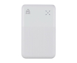 Batterie externe en plastique recyclé avec charge rapide 20 000 mAh couleur blanc