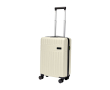 Valise trolley de cabine 20\" avec roues pivotantes et capacité de 40L couleur sable