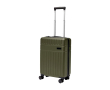 Valise trolley de cabine 20\" avec roues pivotantes et capacité de 40L couleur vert foncé