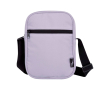 Sacoche en polyester recyclé déperlant avec poches couleur lilas
