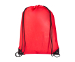 Sac à dos à cordon en non-tissé durable et résistant à la déchirure 5L couleur rouge