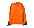 Sac à dos à cordon en non-tissé durable et résistant à la déchirure 5L couleur orange