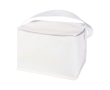 Sac isotherme en non-tissé recyclé pour 6 canettes, capacité 4L couleur blanc