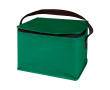 Sac isotherme en non-tissé recyclé pour 6 canettes, capacité 4L couleur vert