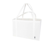 Grand sac cabas en polyester recyclé avec anses 65L couleur blanc