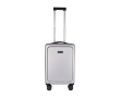 Valise cabine en plastique recyclé avec compartiment pour PC 20\" couleur argenté