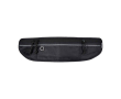 Ceinture de running avec plusieurs poches et éléments réfléchissants couleur noir
