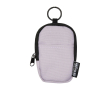 Porte-monnaie déperlant en polyester recyclé avec clip couleur lilas