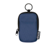 Porte-monnaie déperlant en polyester recyclé avec clip couleur bleu marine