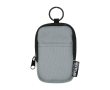 Porte-monnaie déperlant en polyester recyclé avec clip couleur gris