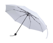 Parapluie pliable compact armature métal et gomme Ø102 cm couleur blanc