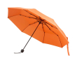 Parapluie pliable compact armature métal et gomme Ø102 cm couleur orange