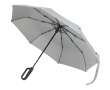 Parapluie RPET pliable compact à ouverture automatique Ø99 cm couleur gris clair