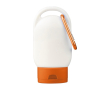 Lotion solaire avec mousqueton et bouchon coloré SPF30 30 ml couleur orange