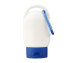 Lotion solaire avec mousqueton et bouchon coloré SPF30 30 ml couleur bleu