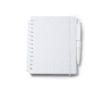 Carnet fait à partir d’extraits de pierre A5 pages lignées couleur blanc