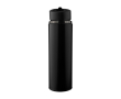 Bidon en plastique avec embout rabattable et paille interne 500 ml couleur noir