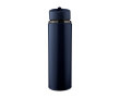 Bidon en plastique avec embout rabattable et paille interne 500 ml couleur bleu ultramarine