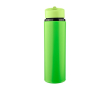 Bidon en plastique avec embout rabattable et paille interne 500 ml couleur vert clair