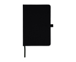Carnet A5 en polyester RPET à couverture semi-rigide, pages lignées couleur noir