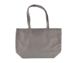 Sac en velours avec longues anses, compartiment et poche intérieure couleur gris