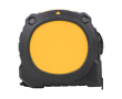 Mètre ruban avec fenêtre de visualisation et ruban double-face 3 m couleur jaune foncé