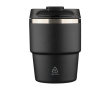 Mug de voyage compact pour le café avec double paroi isolante 175 ml couleur noir