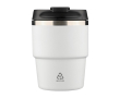 Mug de voyage compact pour le café avec double paroi isolante 175 ml couleur blanc
