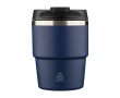 Mug de voyage compact pour le café avec double paroi isolante 175 ml couleur bleu