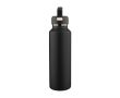 Gourde en inox à double paroi avec bouchon de transport 600 ml couleur noir