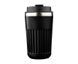 Mug à emporter en acier inoxydable recyclé, double paroi 400 ml couleur noir