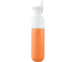 Gourde en acier inoxydable avec paille Dopper Original 450 ml couleur orange
