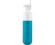 Gourde en acier inoxydable avec paille Dopper Original 450 ml couleur bleu bondi