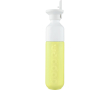 Gourde en acier inoxydable avec paille Dopper Original 450 ml couleur jaune clair