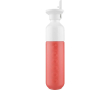 Gourde en acier inoxydable avec paille Dopper Original 450 ml couleur corail