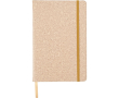 Carnet A5 en cuir synthétique aspect liège avec pages lignées couleur marron