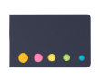 Set en carton de notes adhésives assorties pour l’organisation couleur noir