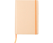 Carnet A5 en carton recyclé avec fermeture élastique, pages lignées couleur orange
