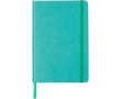 Carnet A5 en carton recyclé avec marque-page, pages lignées couleur vert