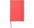 Carnet A5 en similicuir avec fermeture élastique, pages quadrillées couleur rouge