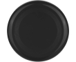 Frisbee en plastique recyclé rigide, d’un diamètre de 21 cm couleur noir