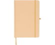 Carnet A5 kraft rigide avec élastique et pages lignées couleur doré
