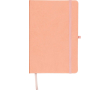 Carnet A5 en PU recyclé avec marque-page et pages lignées couleur rose