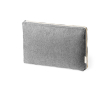 Housse rembourrée pour ordinateur en coton recyclé certifié GRS 15'' couleur noir