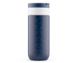 Gobelet isotherme en inox avec mécanisme anti-goutte Dopper 400 ml couleur bleu marine