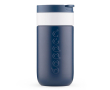 Mug isotherme de voyage en inox, couvercle rabattable Dopper 300 ml couleur bleu marine