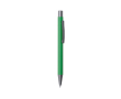 Stylo économiques en aluminium recyclé avec encre bleue Eco Alu couleur vert